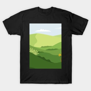 Spring Nature Illustration T-Shirt